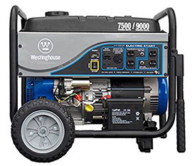 westinghouse wh7500e generator